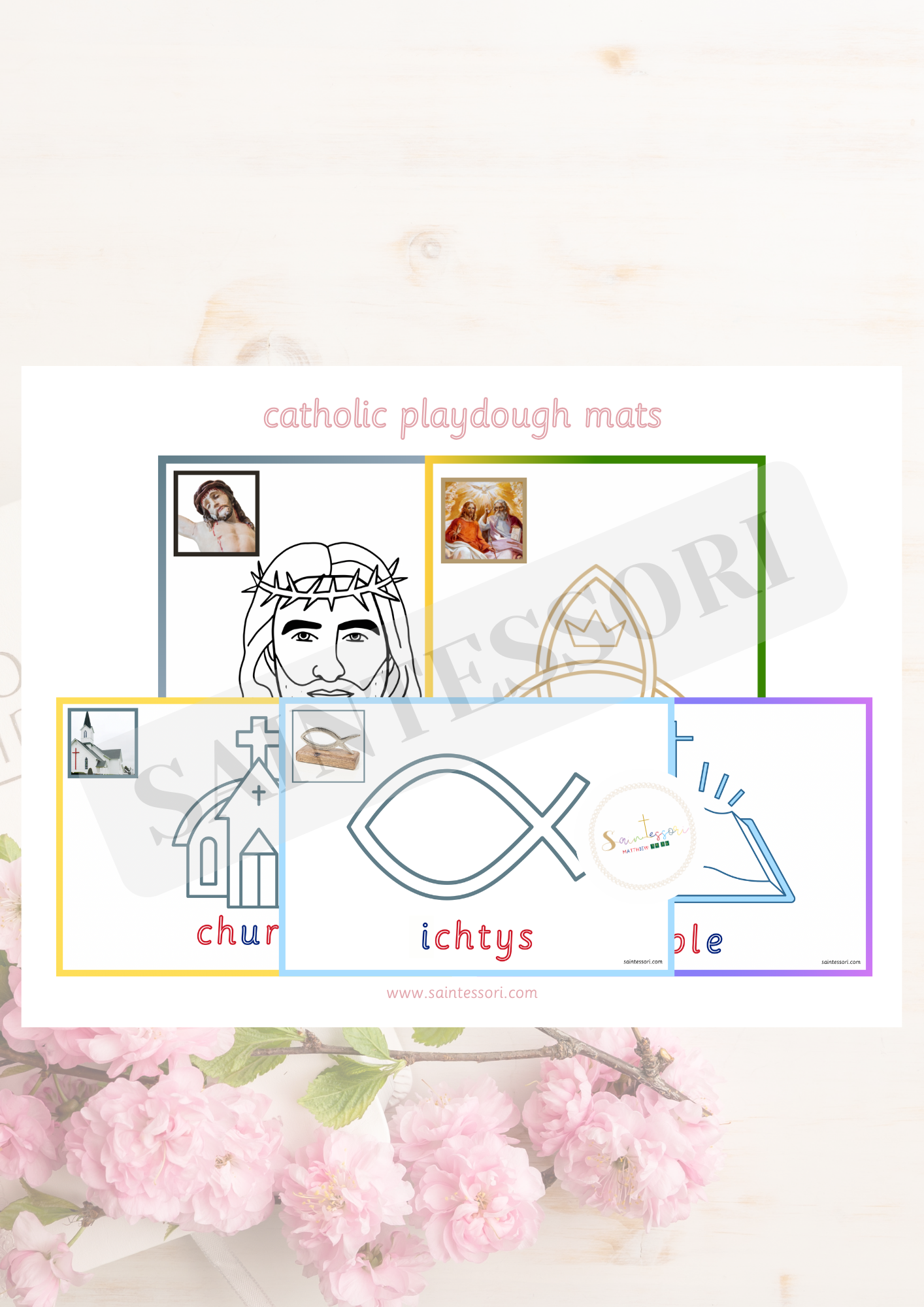Catholic Playdough Mats
