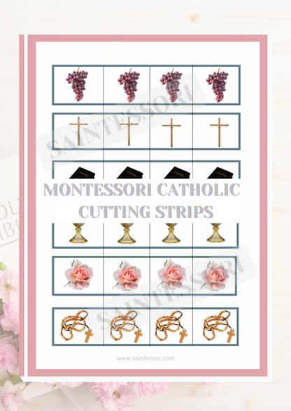 Catholic-Themed Short Cutting Strips