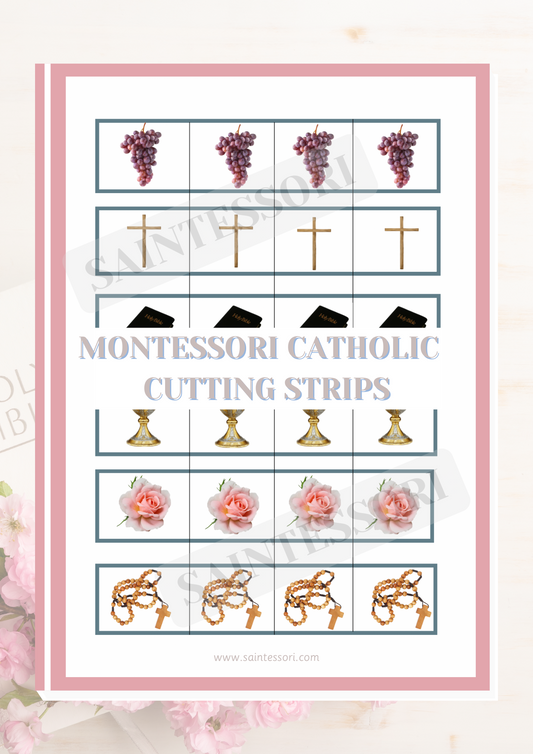 Catholic-Themed Short Cutting Strips