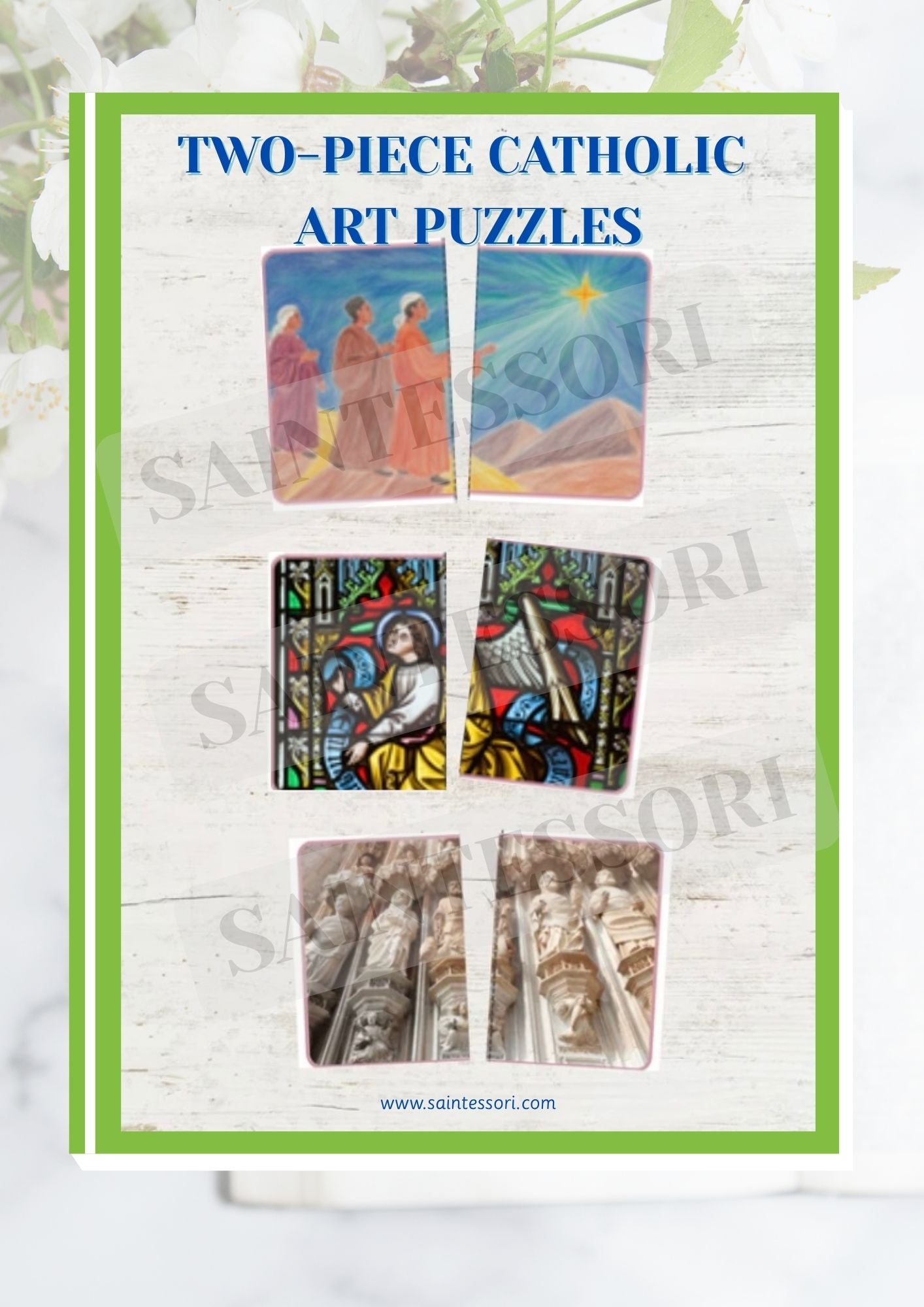 Two-Piece Catholic Art Puzzles