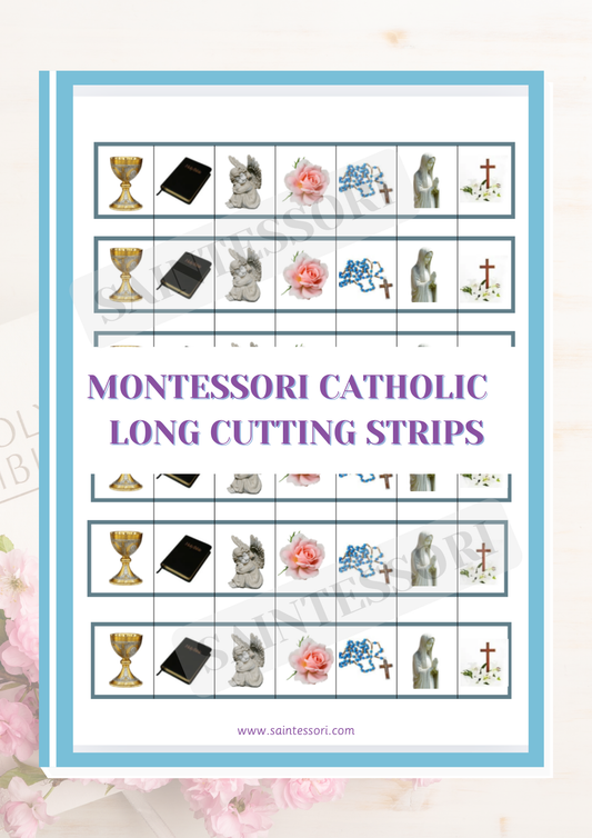 Catholic-Themed Long Cutting Strips