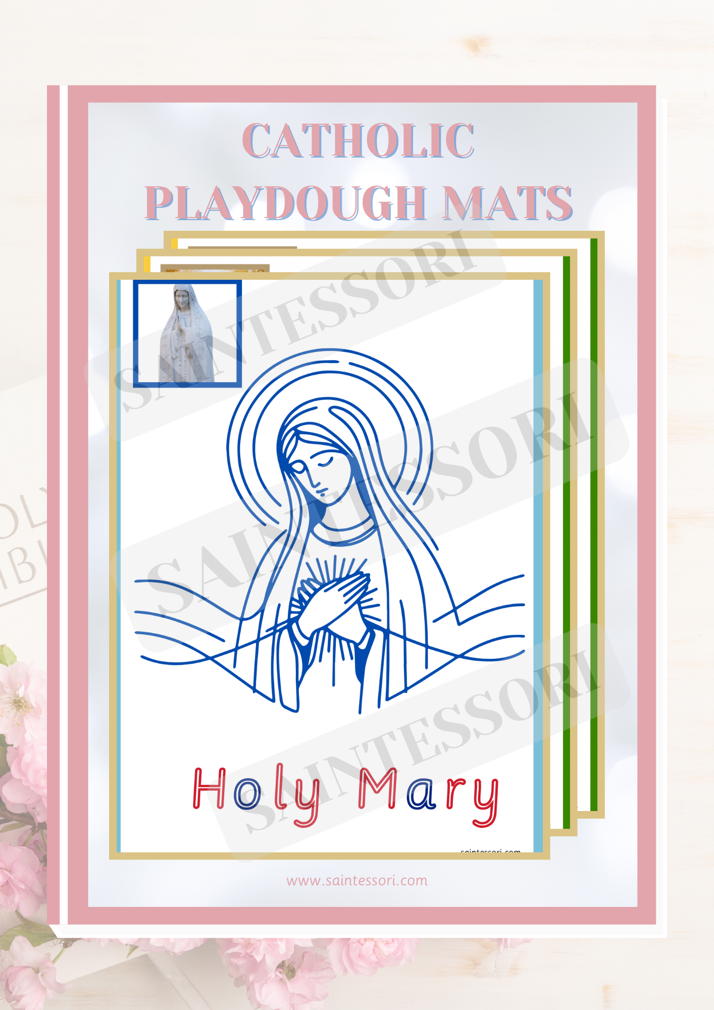 Catholic  Playdough Mats