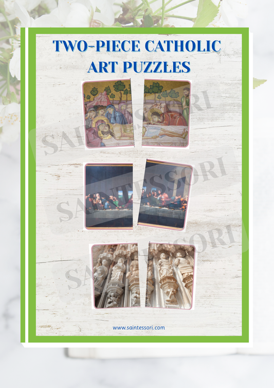 Two-Piece Catholic Art Puzzles